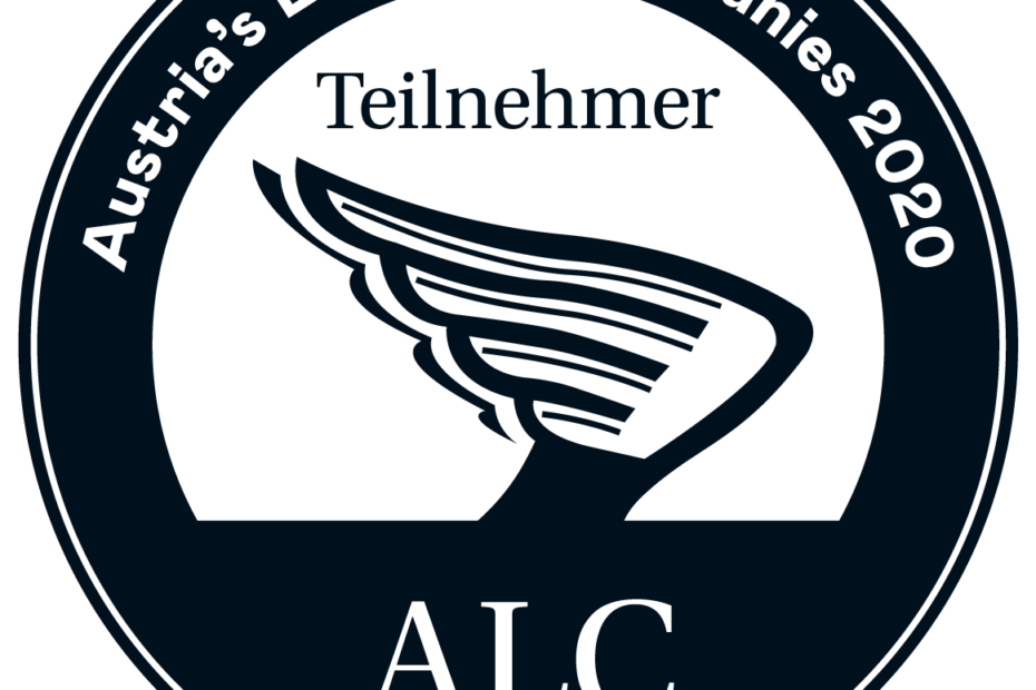 Das Logo für die Listung als eines der führenden Unternehmen Österreichs 2020 im Rahmen des Preises "Austria's Leading Companies".
